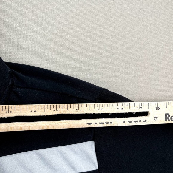 Vintage Nike Track Jacket Womens Large Black Gray Tag Full Zip Swoosh Sportswear - Picture 10 of 10